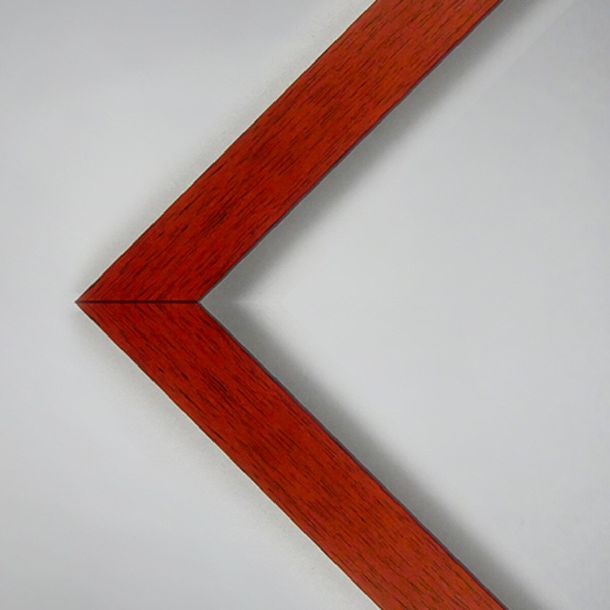 Frame cherry laminate finish.